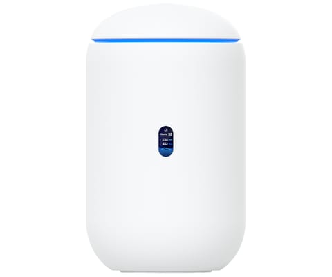 ⁨PUNKT DOSTĘPOWY +ROUTER UQ-UDR7 <strong>Wi-Fi 7 </strong>6 GHz, 5 GHz, 2.4 GHz 5.7 Gbps @ 6 GHz + 4.3 Gbps + 688 Mbps UBIQUITI⁩ w sklepie Wasserman.eu