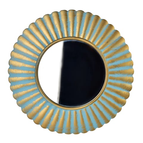 ⁨DAZ Lustro dekoracyjne 40x40x3cm turkus⁩ w sklepie Wasserman.eu