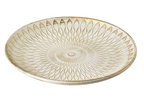 ⁨DAZ Taca 29x29x3,5cm okrągła biała⁩ w sklepie Wasserman.eu