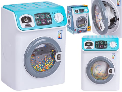 ⁨Zabawkowa Automatyczna Pralka Suszarka Dla Dzieci Panel Dotykowy Wirowanie⁩ w sklepie Wasserman.eu