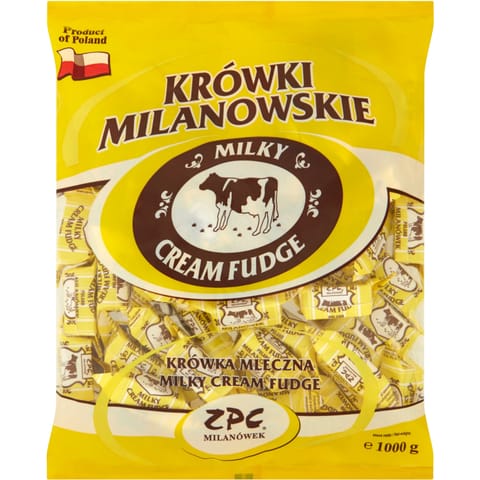 ⁨Cukierki Krówka ZPC MILANÓWEK 1Kg⁩ w sklepie Wasserman.eu