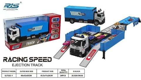 ⁨Ciężarówka z rozkładaną naczepą światło dźwięk⁩ w sklepie Wasserman.eu