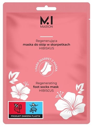⁨MARION Maska do stóp skarpetki Hibiskus 2x15ml⁩ w sklepie Wasserman.eu
