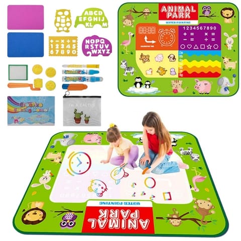 ⁨WOOPIE Mata Wodna do Malowania 2w1 XXL Dwustronna Zwierzęta⁩ w sklepie Wasserman.eu