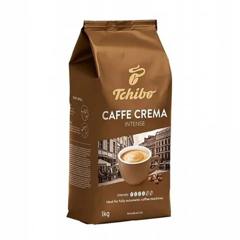 ⁨Kawa ziarnista, Tchibo, Barista Caffe Crema Intense, 1kg, saszetka, 100% Arabica⁩ w sklepie Wasserman.eu