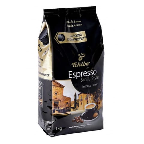 ⁨Kawa ziarnista, Tchibo, Espresso Sicilia Style, 1kg, saszetka⁩ w sklepie Wasserman.eu