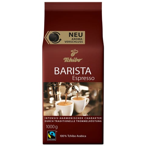 ⁨Kawa ziarnista, Tchibo, Barista Espresso, 1kg, saszetka, 100% Arabica⁩ w sklepie Wasserman.eu
