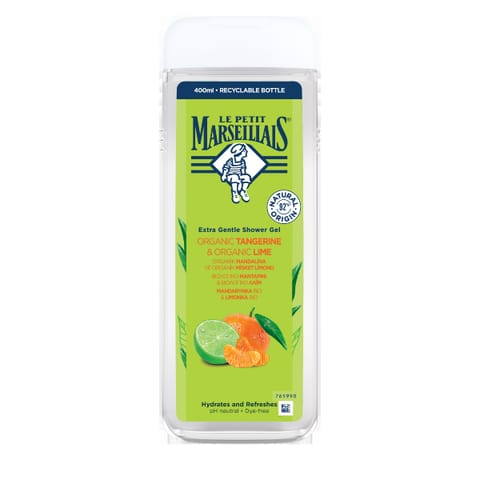 ⁨LE PETIT MARSELLAIS Żel pod prysznic Mandarynka i Limonka 400 ml⁩ w sklepie Wasserman.eu