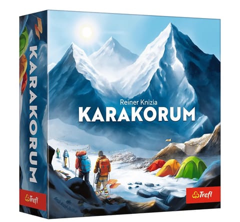 ⁨Gra planszowa Karakorum Reiner Knizia King of the Mountains Trefl 02739⁩ w sklepie Wasserman.eu