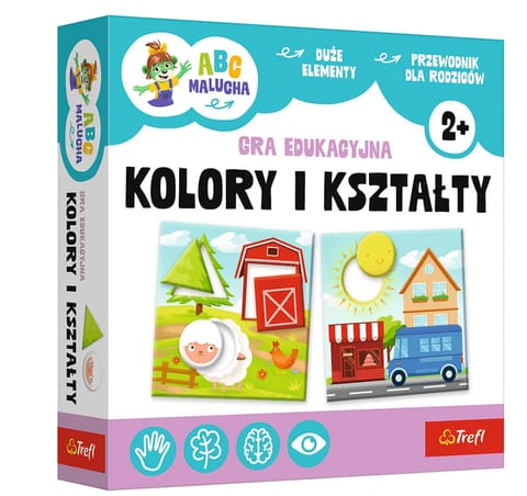 ⁨Gra edukacyjna Kolory i Kształty ABC Malucha Rodzina Treflików Trefl 02904⁩ w sklepie Wasserman.eu