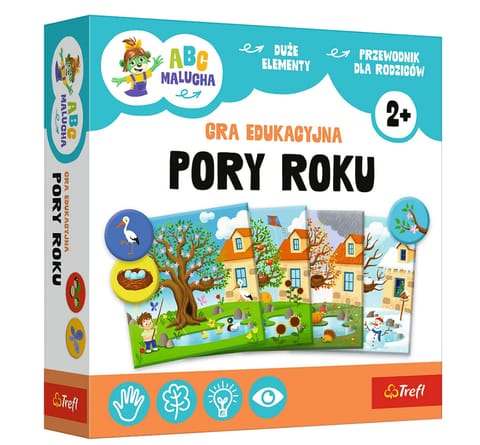 ⁨Gra edukacyjna Pory Roku ABC Malucha Rodzina Treflików Trefl 02906⁩ w sklepie Wasserman.eu