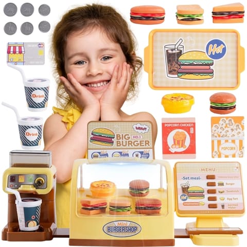 ⁨WOOPIE Sklep Restauracja Fast Food Mini Burger Shop "BIG BURGER"⁩ w sklepie Wasserman.eu