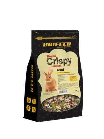 ⁨BIOFEED Royal Crispy Premium Cuni 2kg - für Kaninchen⁩ im Wasserman.eu