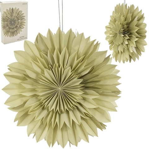 ⁨GWIAZDA DEKORACYJNA WISZĄCA PAPIEROWA 3D 50CM ZIELONY⁩ w sklepie Wasserman.eu