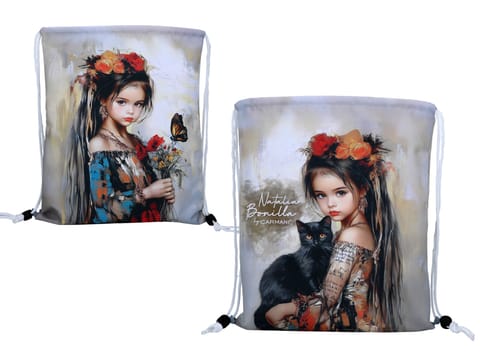 ⁨Worek na plecy - N. Bonilla, Kocie opowieści Luny (CARMANI)⁩ w sklepie Wasserman.eu