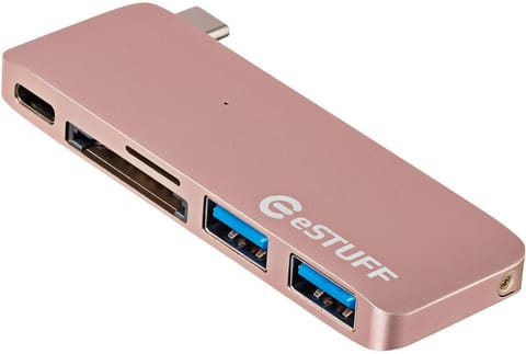 ⁨eSTUFF USB-C Slot-in Hub Rose⁩ w sklepie Wasserman.eu