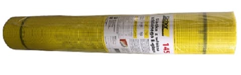 ⁨SIATKA PODTYNKOWA Z WŁÓKNA SZKLANEGO ŻÓŁTA 145G/M2 1M*50M⁩ w sklepie Wasserman.eu