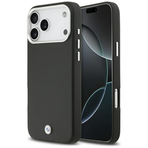 ⁨Etui BMW Sign Full Wrapped Metal MagSafe do iPhone 17 Pro Max czarny⁩ w sklepie Wasserman.eu