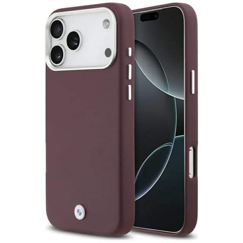 ⁨Etui BMW Sign Full Wrapped Metal MagSafe do iPhone 17 Pro Max czerwony⁩ w sklepie Wasserman.eu