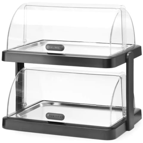 Display cabinet for food display cooled with inserts 44x32x44cm - Hendi 871812 at Wasserman.eu