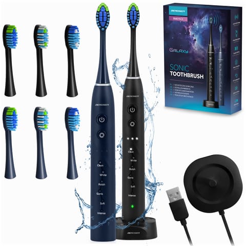 ⁨Szczoteczka soniczna do zębów zestaw 2 szt Berdsen Galaxy Duo⁩ w sklepie Wasserman.eu