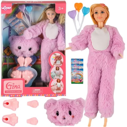 ⁨WOOPIE ROYAL Lalka w Przebraniu Różowego Misia Park Rozrywki⁩ w sklepie Wasserman.eu