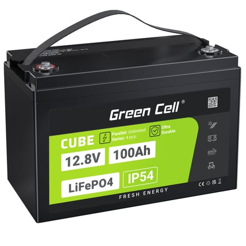 ⁨LiFePO4 battery 100Ah 12V/12.8V 1280Wh⁩ at Wasserman.eu
