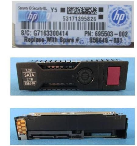 ⁨Hewlett Packard Enterprise 2TB SATA 6G 7.2K LFF SC⁩ w sklepie Wasserman.eu