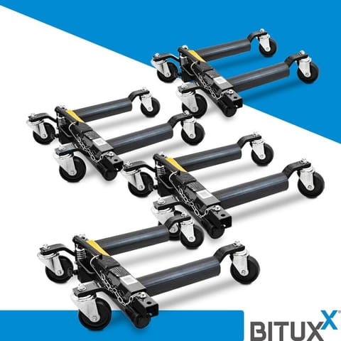 ⁨Podnośnik hydrauliczny Bituxx 680kg płaski Rangierwagenheber auto⁩ w sklepie Wasserman.eu