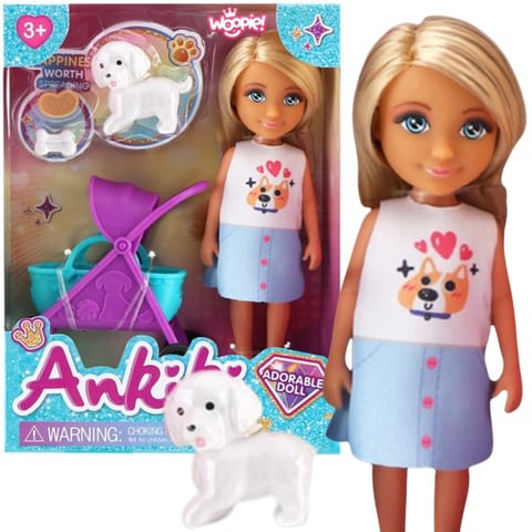 ⁨WOOPIE ROYAL Laleczka z Wózkiem i Pieskiem⁩ w sklepie Wasserman.eu