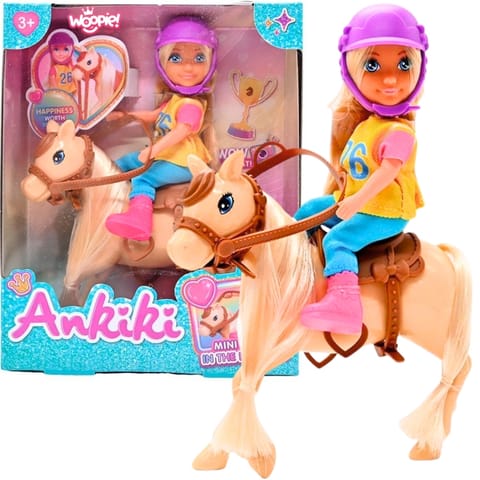 ⁨WOOPIE ROYAL Zestaw Laleczka Jeździec z Koniem⁩ w sklepie Wasserman.eu