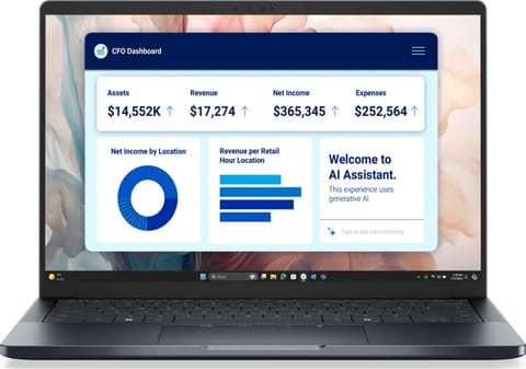 ⁨Notebook DELL Pro 14 Premium PA14250 (14"/Ultra 7 266V /16GB/SSD512GB/W11P/Szaro-czarny)⁩ w sklepie Wasserman.eu
