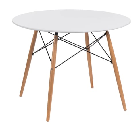 ⁨DTW table 100 cm, table top white⁩ at Wasserman.eu