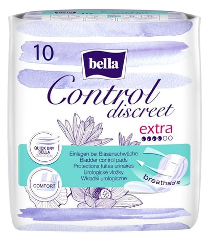 ⁨BELLA Control Discreet Extra Wkładki urologiczne 1 op. - 10 szt.⁩ w sklepie Wasserman.eu