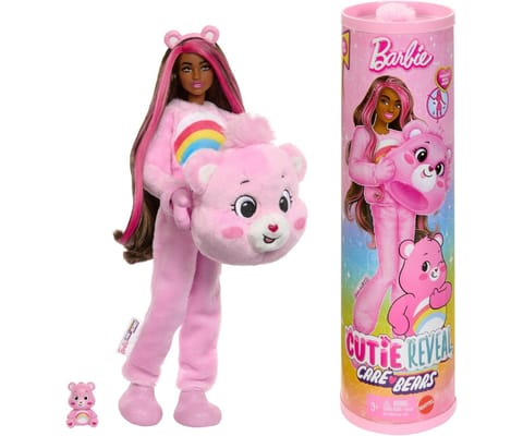 ⁨Mattel JCN95 Barbie Cutie Reveal Troskliwe Misie Lalka Misia Wesołe Serce⁩ w sklepie Wasserman.eu