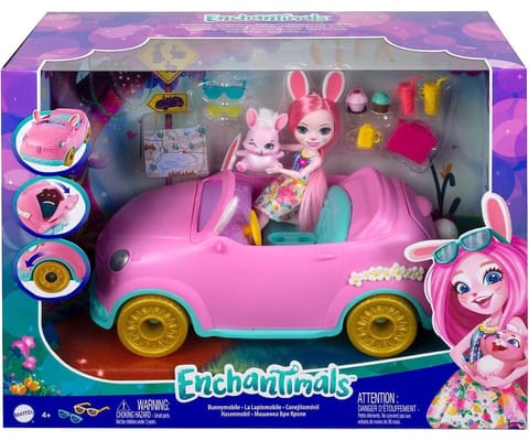 ⁨Mattel Enchantimals HFC85 Zestaw Króliczkowóz z Lalką Bree Bunny⁩ w sklepie Wasserman.eu