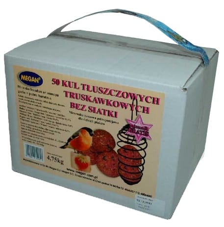 ⁨Megan Kule zimowe truskawkowe bez siatki 50szt + sprężyna [ME123]⁩ w sklepie Wasserman.eu