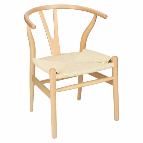 Wicker Chair Natural Natural Inspi rone Wishbone (Natural Color) at Wasserman.eu