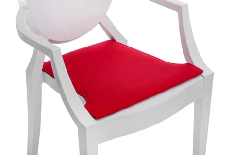 ⁨Chair cushion Royal red (red)⁩ at Wasserman.eu