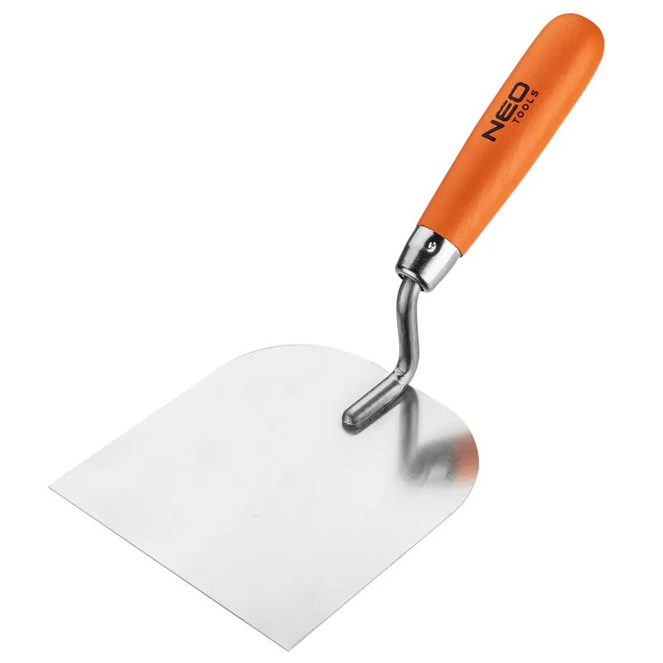 Kielnia sztukatorska podkówka, 120 mm, uchwyt drewniany w sklepie Wasserman.eu