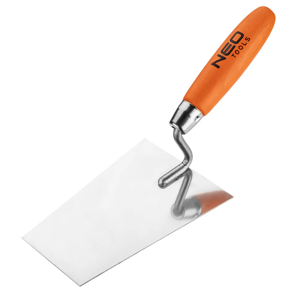 ⁨Trapezoidal stucco trowel, 160 mm, wooden handle⁩ at Wasserman.eu