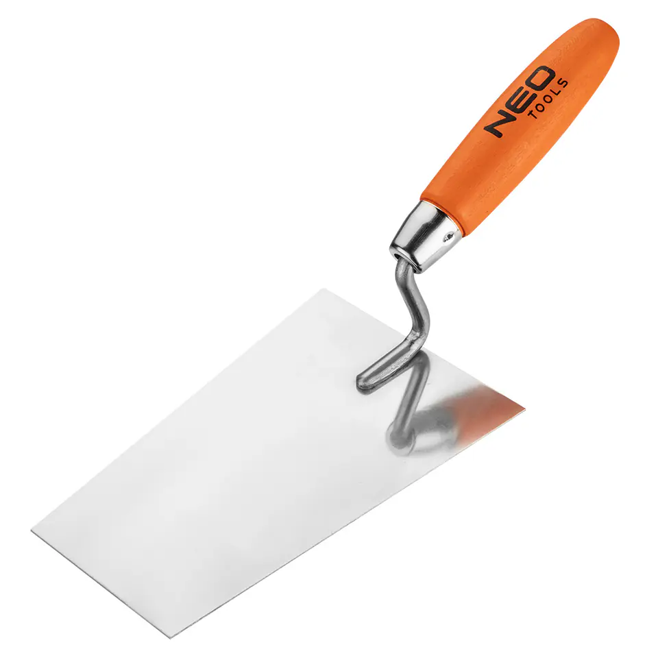 Kielnia sztukatorska trapezowa, 180 mm, uchwyt drewniany w sklepie Wasserman.eu