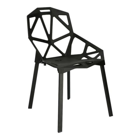 ⁨Gap PP chair black Simplet⁩ at Wasserman.eu