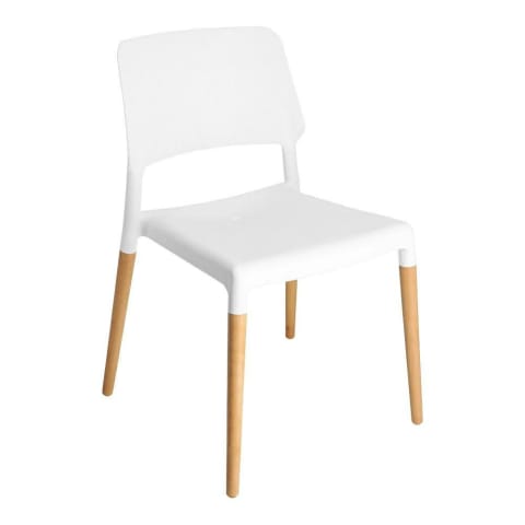 ⁨Krzesło Cole białe⁩ w sklepie Wasserman.eu