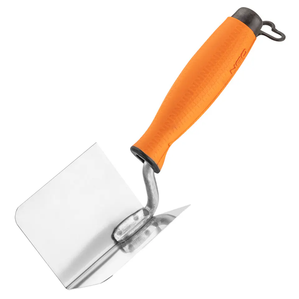 ⁨Stucco trowel angled, internal, 80 mm, two-material handle⁩ at Wasserman.eu