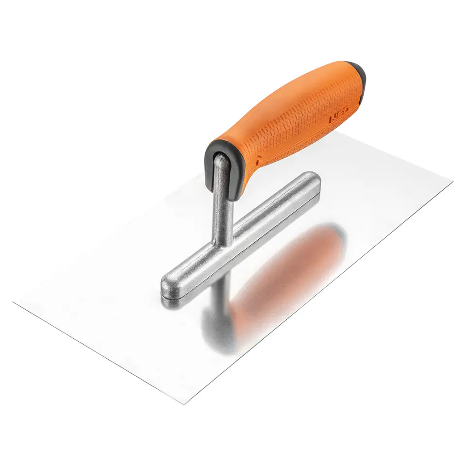 ⁨Straight trowel, 270 x 128 mm, two-material handle⁩ at Wasserman.eu