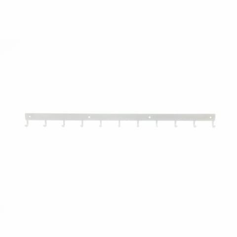 ⁨Hook rail 80 white⁩ at Wasserman.eu