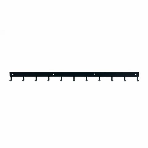 ⁨Hook rail 80 black⁩ at Wasserman.eu