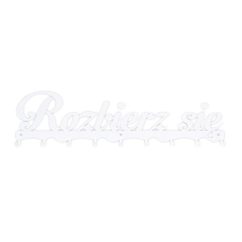 ⁨Wieszak ścienny Rozbierz się biały⁩ w sklepie Wasserman.eu