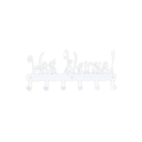 ⁨Wieszak ścienny Weź klucze biały⁩ w sklepie Wasserman.eu